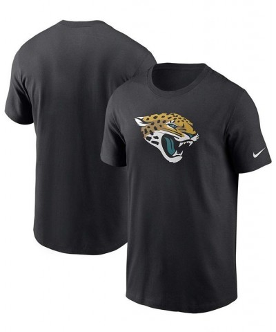 Men's Black Jacksonville Jaguars Primary Logo T-shirt $18.45 T-Shirts