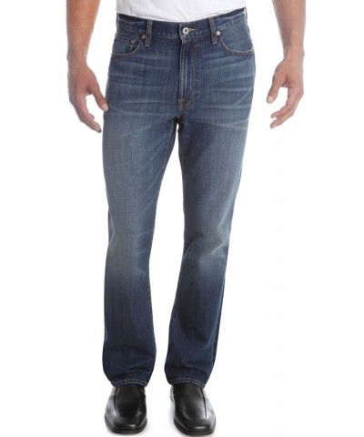 Men's 181 Relaxed Straight Fit Stretch Jeans Blue $36.48 Jeans