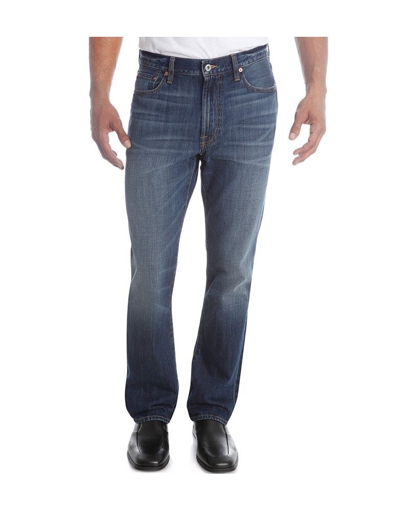 Men's 181 Relaxed Straight Fit Stretch Jeans Blue $36.48 Jeans