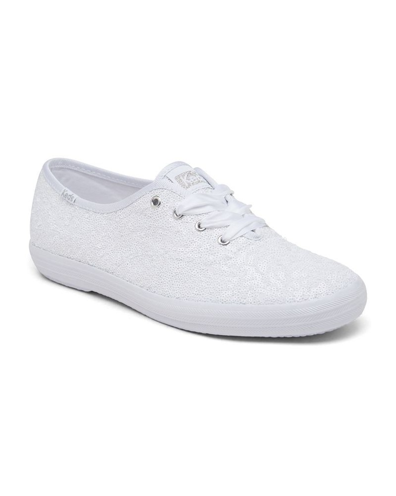 Women's Champion Sequins Celebrate Casual Sneakers White $32.40 Shoes