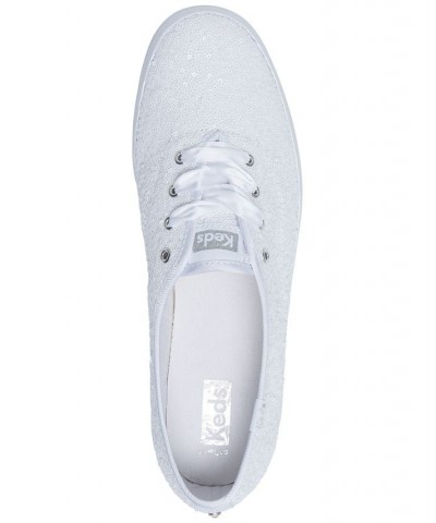 Women's Champion Sequins Celebrate Casual Sneakers White $32.40 Shoes