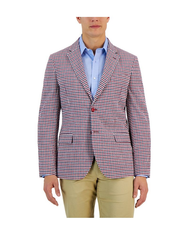 Men's Modern-Fit Stripe Seersucker Sport Coat PD07 $36.55 Blazers