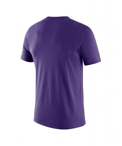 Men's Purple Los Angeles Lakers 2021/22 City Edition Essential Logo T-shirt $18.71 T-Shirts