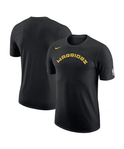 Men's Black Golden State Warriors 2022/23 City Edition Essential Logo T-shirt $23.39 T-Shirts