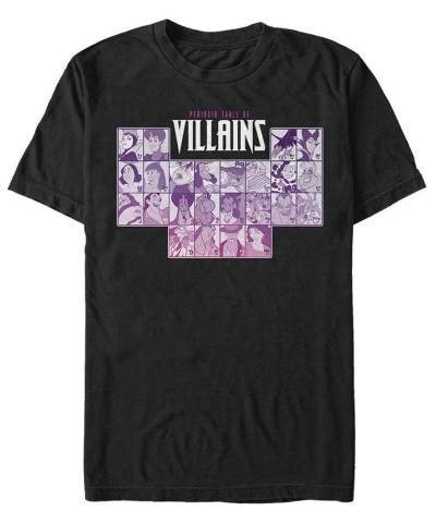 Men's Villains Periodic Table of Villains Group Shot Short Sleeve T- shirt Black $19.24 T-Shirts