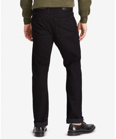 Men's Varick Slim Straight Jeans Collection New Hudson Black $50.00 Jeans