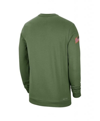 Men's Olive Georgia Bulldogs Military-Inspired Pullover Sweatshirt $35.88 Sweatshirt