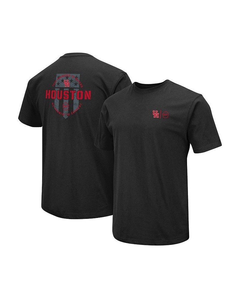 Men's Black Houston Cougars OHT Military-Inspired Appreciation T-shirt $21.15 T-Shirts