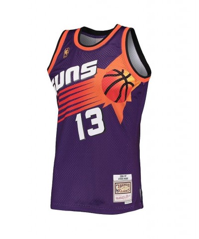 Men's Steve Nash Purple Phoenix Suns 1996-97 Hardwood Classics Swingman Jersey $53.20 Jersey