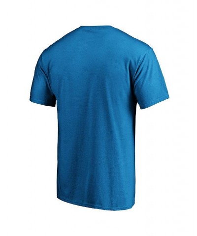 Men's Branded Blue Charlotte FC Wordmark T-shirt $22.41 T-Shirts