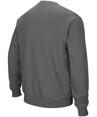 Men's Charcoal Ohio State Buckeyes Team Arch Logo Tackle Twill Pullover Sweatshirt $20.21 Sweatshirt