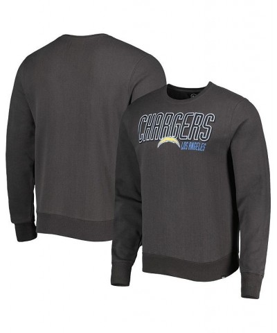 Men's Charcoal Los Angeles Chargers Locked In Headline Pullover Sweatshirt $33.81 Sweatshirt