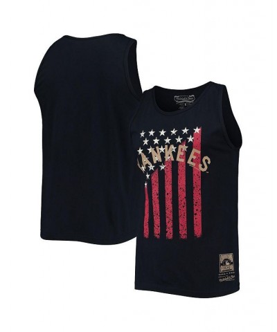 Men's Navy New York Yankees Cooperstown Collection Stars and Stripes Tank Top $20.16 T-Shirts