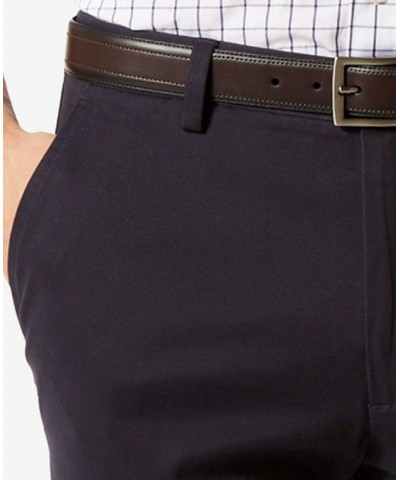 Men's Easy Straight Fit Khaki Stretch Pants Black $22.50 Pants