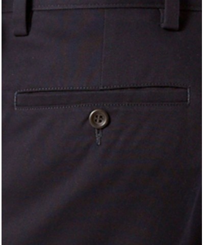 Men's Easy Straight Fit Khaki Stretch Pants Black $22.50 Pants