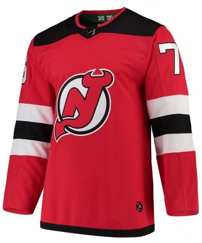 Men's P.K. Subban Red New Jersey Devils Authentic Player Jersey $67.64 Jersey