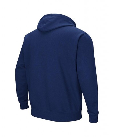 Men's Navy Utah State Aggies Arch and Logo Pullover Hoodie $24.07 Sweatshirt