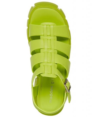 Genesis Platform Lug Sole Fisherman Sandals Green $35.88 Shoes