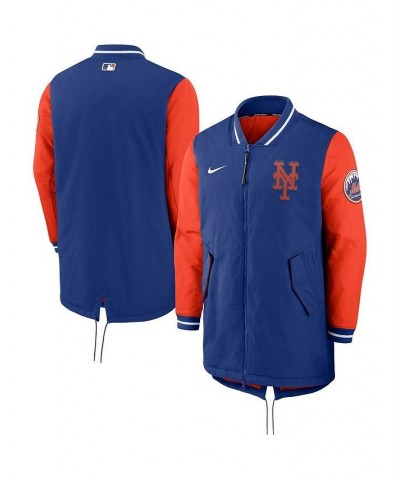 Men's Royal New York Mets Dugout Performance Full-Zip Jacket $94.30 Jackets