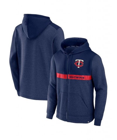 Men's Branded Navy Minnesota Twins Ultimate Champion Full-Zip Hoodie $36.80 Sweatshirt