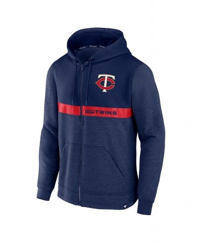 Men's Branded Navy Minnesota Twins Ultimate Champion Full-Zip Hoodie $36.80 Sweatshirt