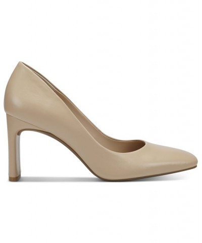 Step N' Flex Women's Tarah Square-Toe Pumps Tan/Beige $40.55 Shoes