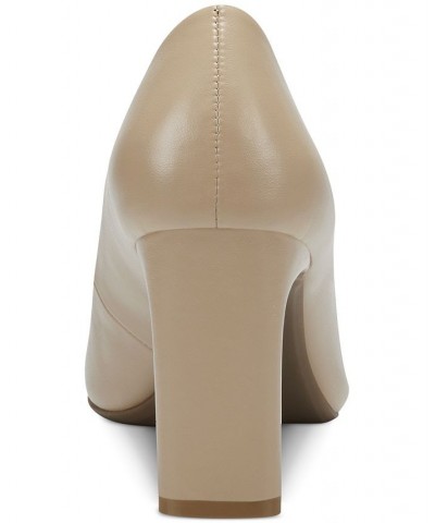 Step N' Flex Women's Tarah Square-Toe Pumps Tan/Beige $40.55 Shoes