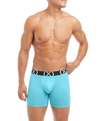 Men's Micro Sport 6" Performance Ready Boxer Brief, Pack of 3 Electric Blue, Shocking Orange, Blue Fish $23.40 Underwear