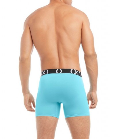 Men's Micro Sport 6" Performance Ready Boxer Brief, Pack of 3 Electric Blue, Shocking Orange, Blue Fish $23.40 Underwear