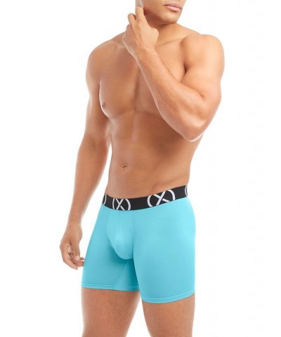 Men's Micro Sport 6" Performance Ready Boxer Brief, Pack of 3 Electric Blue, Shocking Orange, Blue Fish $23.40 Underwear