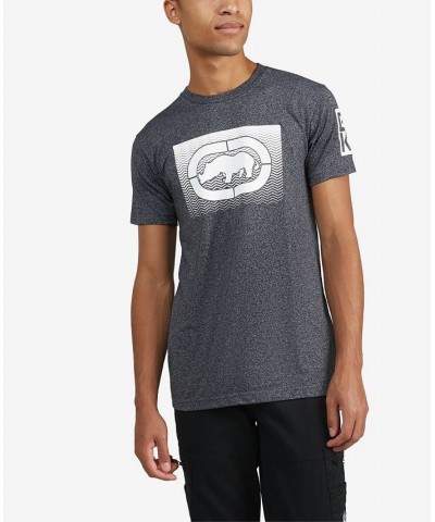 Men's Wave Right Marled T-shirt Gray $14.96 T-Shirts