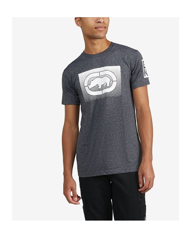 Men's Wave Right Marled T-shirt Gray $14.96 T-Shirts