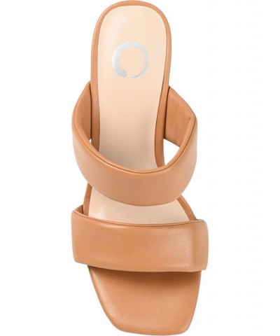 Women's Kailee Wedge Sandals Tan/Beige $51.29 Shoes