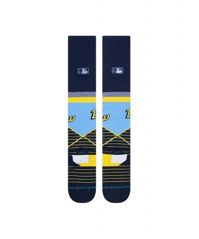 Men's Navy Milwaukee Brewers 2022 City Connect Over the Calf Socks $17.00 Socks