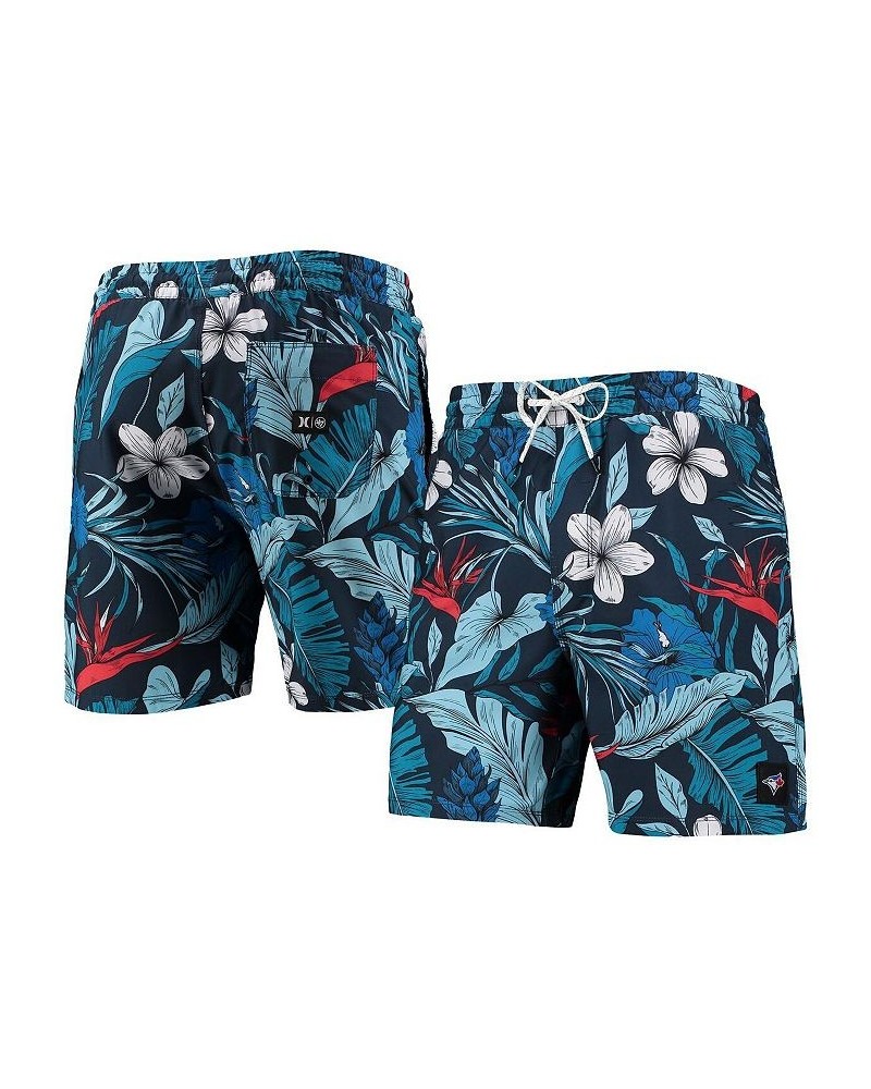 Men's x '47 Navy Toronto Blue Jays Cannonball Tropics Swim Shorts $26.00 Swimsuits