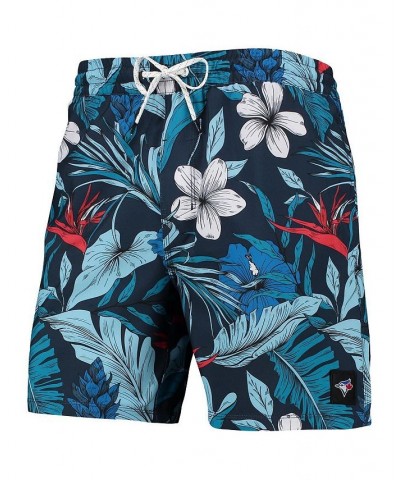 Men's x '47 Navy Toronto Blue Jays Cannonball Tropics Swim Shorts $26.00 Swimsuits