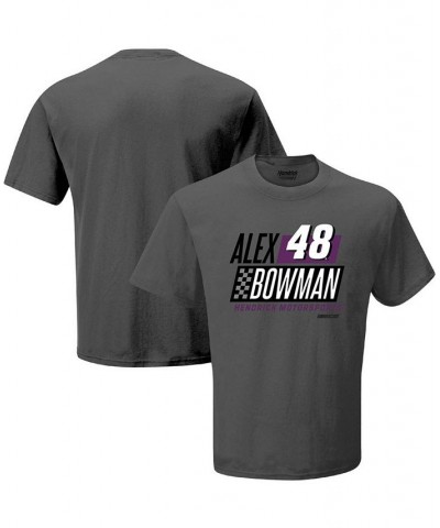 Men's Charcoal Alex Bowman 1-Spot Graphic T-shirt $20.64 T-Shirts