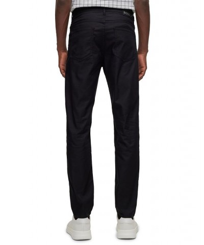 BOSS Men's Tapered-Fit Regular-Rise Stretch Canvas Jeans Black $89.44 Jeans