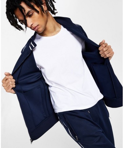 Men's Neoprene Track Jogger Jacket PD02 $21.85 Jackets