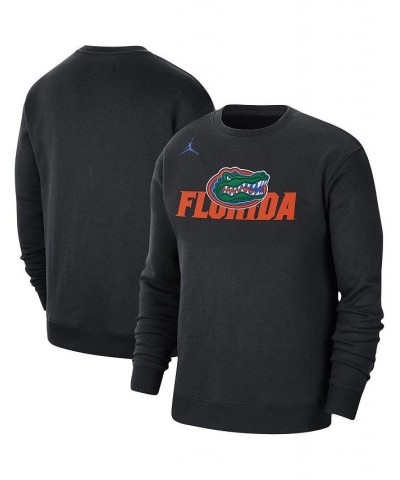 Men's Black Florida Gators Team Fleece Pullover Sweatshirt $43.99 Sweatshirt