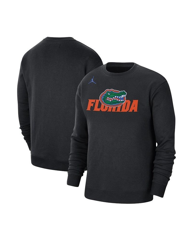 Men's Black Florida Gators Team Fleece Pullover Sweatshirt $43.99 Sweatshirt