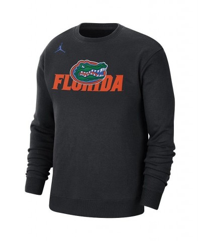 Men's Black Florida Gators Team Fleece Pullover Sweatshirt $43.99 Sweatshirt