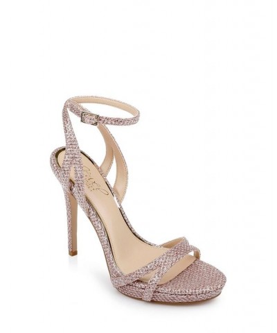 Women's Arianna Platform Evening Sandals PD05 $50.31 Shoes