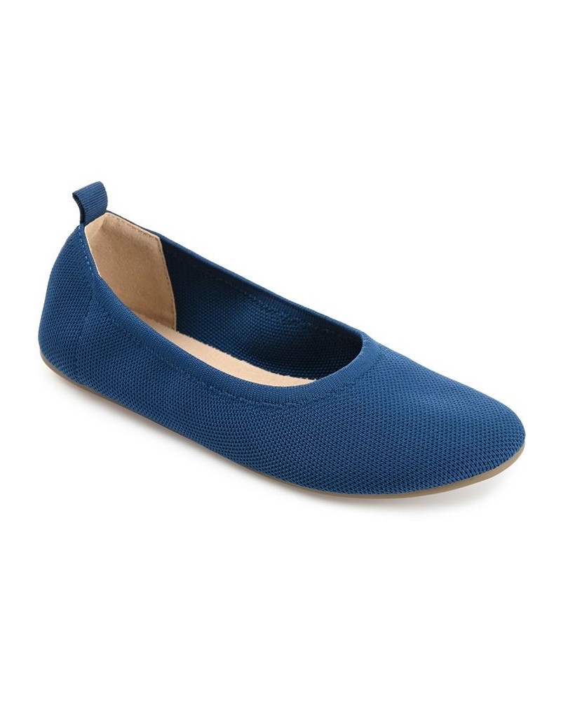 Women's Jersie Knit Flat PD07 $35.69 Shoes