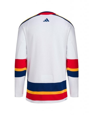 Men's White New Jersey Devils Reverse Retro 2.0 Authentic Blank Jersey $45.60 Jersey