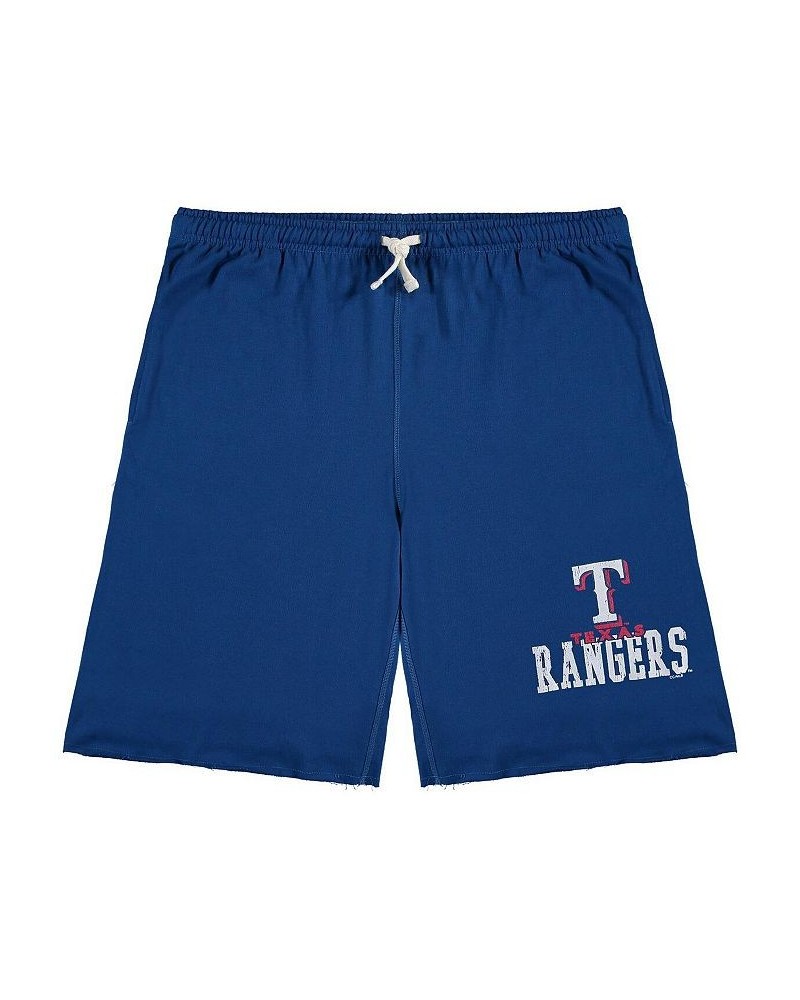 Men's Royal Texas Rangers Big and Tall French Terry Shorts $21.15 Shorts