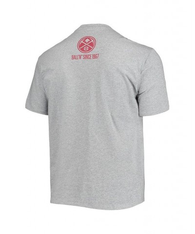 Men's Heather Gray Denver Nuggets Since 1967 T-shirt $19.35 T-Shirts