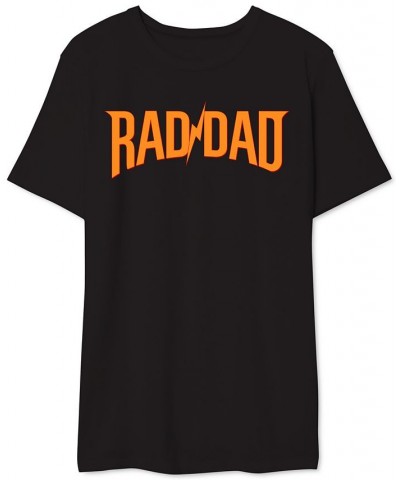 Rad Dad Men's Graphic T-Shirt Black $19.59 T-Shirts