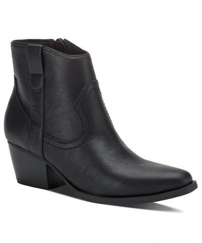 Perriee Western Boots Black $21.96 Shoes