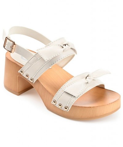 Women's Tia Platform Sandals White $53.90 Shoes